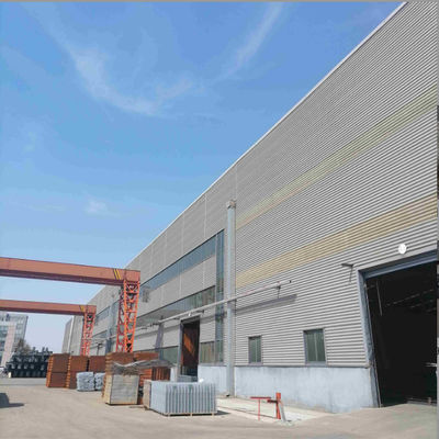 Galvanized Q355B Steel Airplane Hangar Warehouse Building