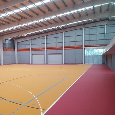 Hot Rolled Steel Frame Garage with Sliding or Rolling Door