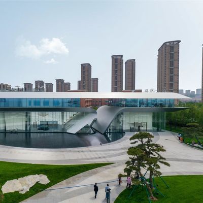 SGS Steel Frame Office Buildings Q235B Sea View Metal Frame Buildings