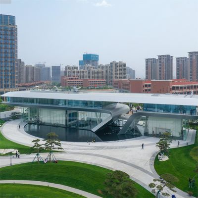 Prefabricated Steel Building H-Section Structure Custom Sizes