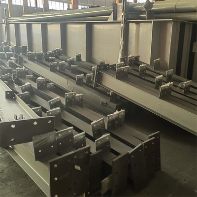 Prefab Steel Warehouse Building with EPS Insulation and Sliding Doors