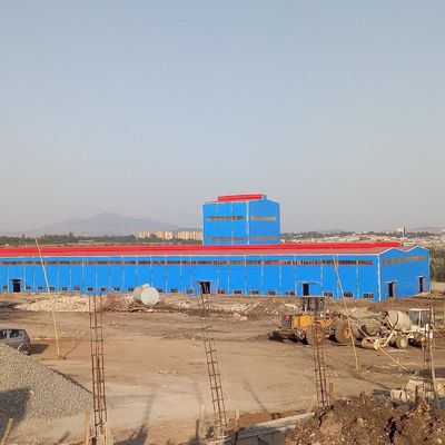 Custom Steel Structure Workshop with PVC Windows and H Frame