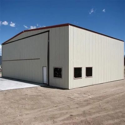 Fire Resistance Class A Q345B Light Weight Prefabricated Steel Hangar Structural Steel Hanger