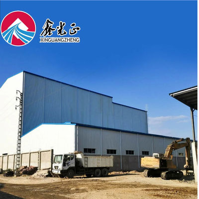 Bolt Connected Steel Structure Warehouse Hot Dipped Galvanized