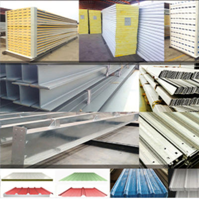 Bolt Connected Steel Structure Warehouse Hot Dipped Galvanized