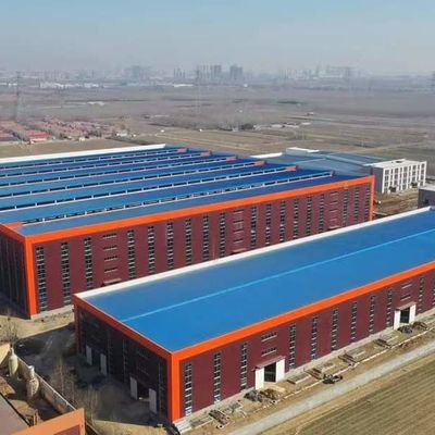 Corrosion Resistant Prefab Metal Warehouse Building OEM With Portal Frame