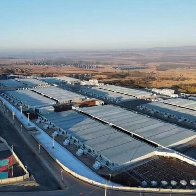 Custom Steel Structure Workshop with H Beam Frame and Sandwich Panel Roof