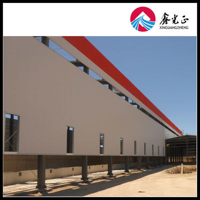 Epoxy Rich Zinc Primer Finished Prefab Warehouse With H Steel Main Steel Frame
