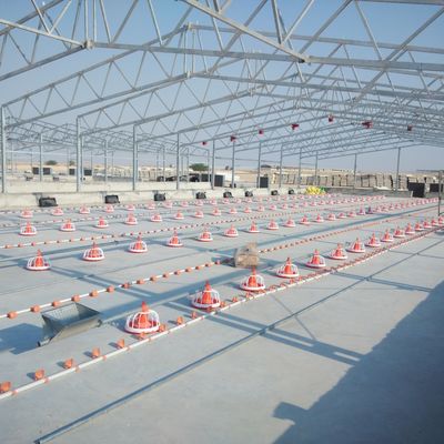 Sandwich Panel Earthquake Proof Livestock Farm House With Rolling Door