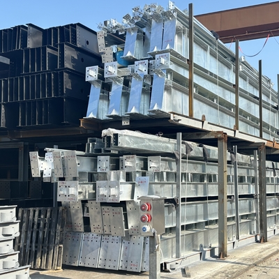 Custom Steel Structure Workshop with H Beam Frame and Sandwich Panel Roof
