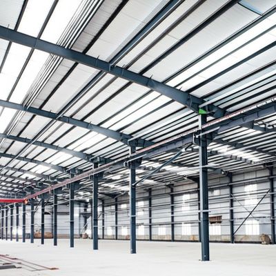 Steel Framed Warehouse Prefab Warehouse Building with Bolt Connection and Z/C Purlin