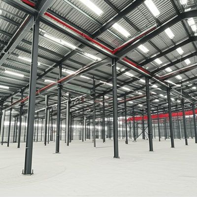 Prefabricated Steel Structure Warehouse with C or Z Type Purlin Building