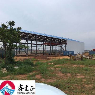 Customizable Prefabricated Steel Structure Warehouse with Galvanized Metal Steel for Large Building Workshops