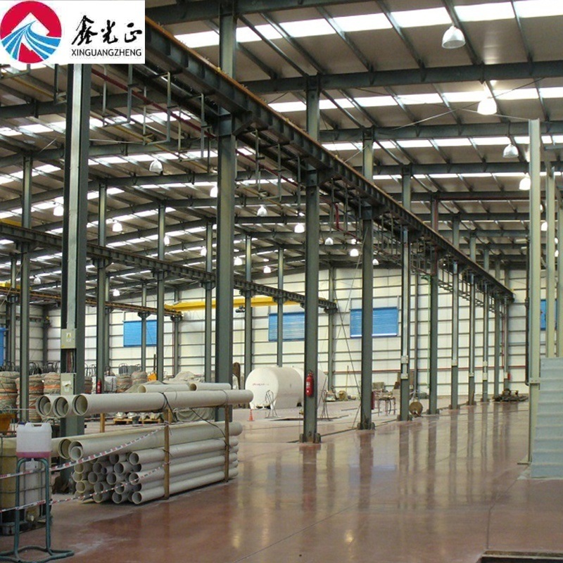 Customizable Prefabricated Steel Structure Warehouse with Galvanized Metal Steel for Large Building Workshops