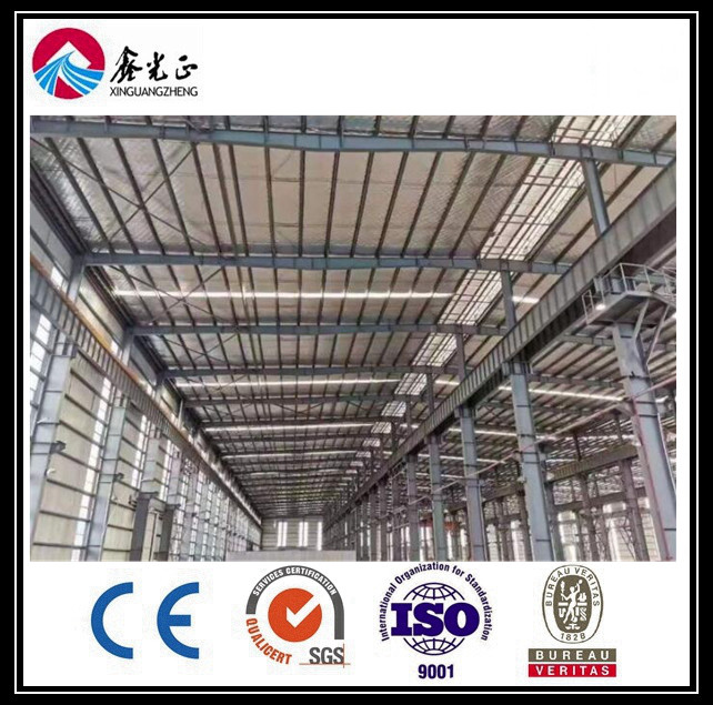 Industrial Structural Steel Hanger Galvanized Prefabricated Steel Warehouse