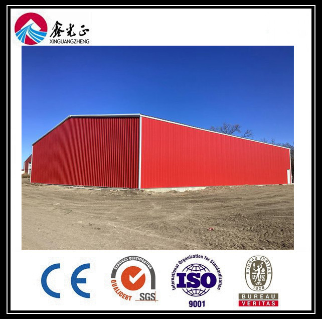 Q345B Prefabricated Steel Warehouse Steel Structure Workshop With Window Upvc
