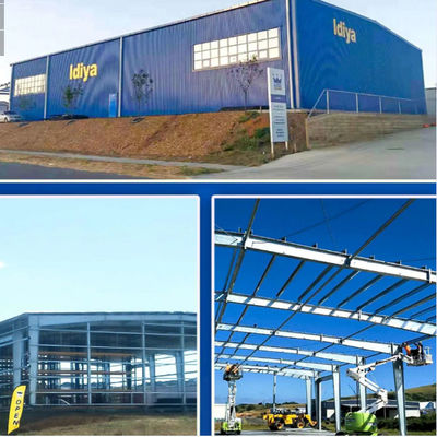 Custom Steel Structure Warehouse Building with H Section Beams