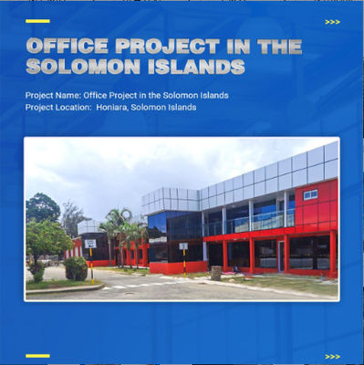 Prefabricated Steel Frame Office Buildings CE Certified