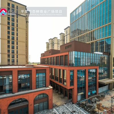 Prefab Steel Warehouse Building with EPS Insulation and Sliding Doors