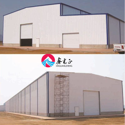 Bolt Connected Steel Structure Warehouse Hot Dipped Galvanized