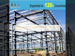 Hot Rolled Steel Frame Buildings Portable Steel Structure Garage